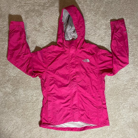 Women's The North Face Pink Jacket with hoodie - Picture 1 of 5